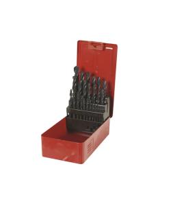 JUEGO DE 25 BROCAS HELICOIDALES DE ACERO RAPIDO HSS 3312-25
